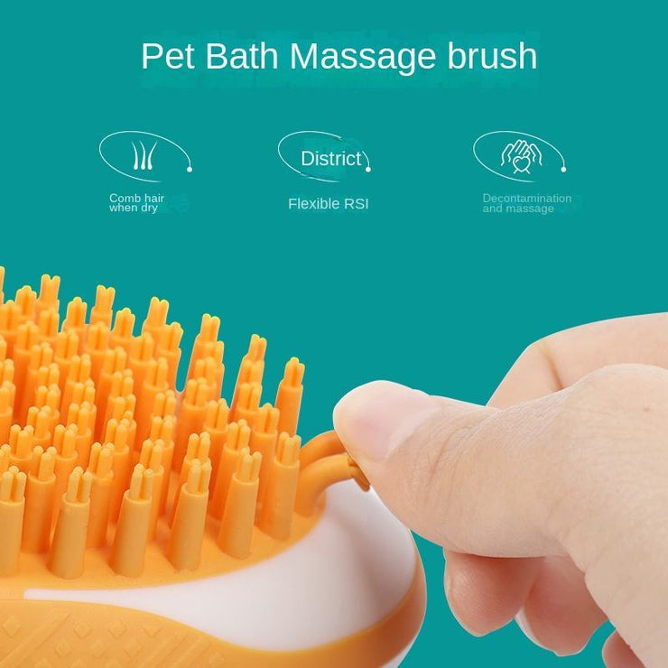 Non-slip ergonomic pet grooming comb
