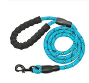 Non-slip padded dog leash handle for comfort