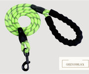 Reflective Nylon Dog Leash – Heavy Duty Pet Leash Rope for Small, Medium, and Large Dogs