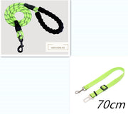 Reflective Nylon Dog Leash – Heavy Duty Pet Leash Rope for Small, Medium, and Large Dogs