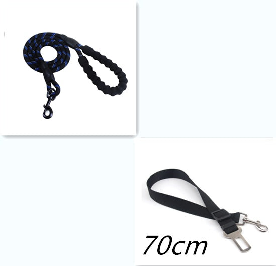 Non-slip padded dog leash handle for comfort
