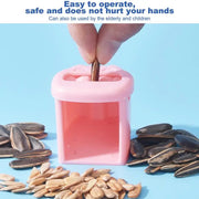 Pink sunflower nut sheller ABS kitchen gadget