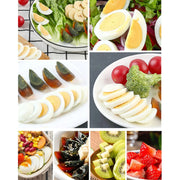 Multi-functional egg slicer for salads and sandwiches