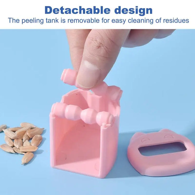 Easy to clean reusable sunflower seed peeler