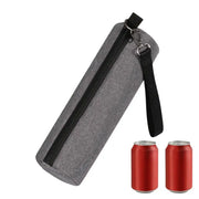 Long tube cooler sleeve for cans and bottles
