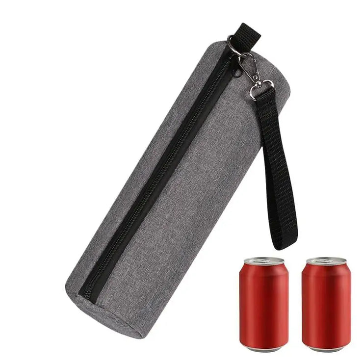 Long tube cooler sleeve for cans and bottles