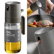 Olive oil spray bottle with fine mist nozzle for cooking