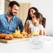 Beverage warmer for coffee, tea, and milk with temperature control