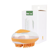Pet grooming and massage brush for dogs and cats