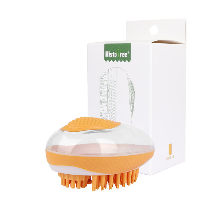 Pet grooming and massage brush for dogs and cats