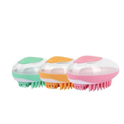 Pet grooming and massage brush for dogs and cats