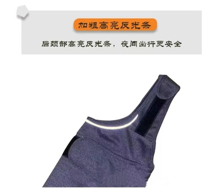 Gray pet anxiety vest for comfort and warmth